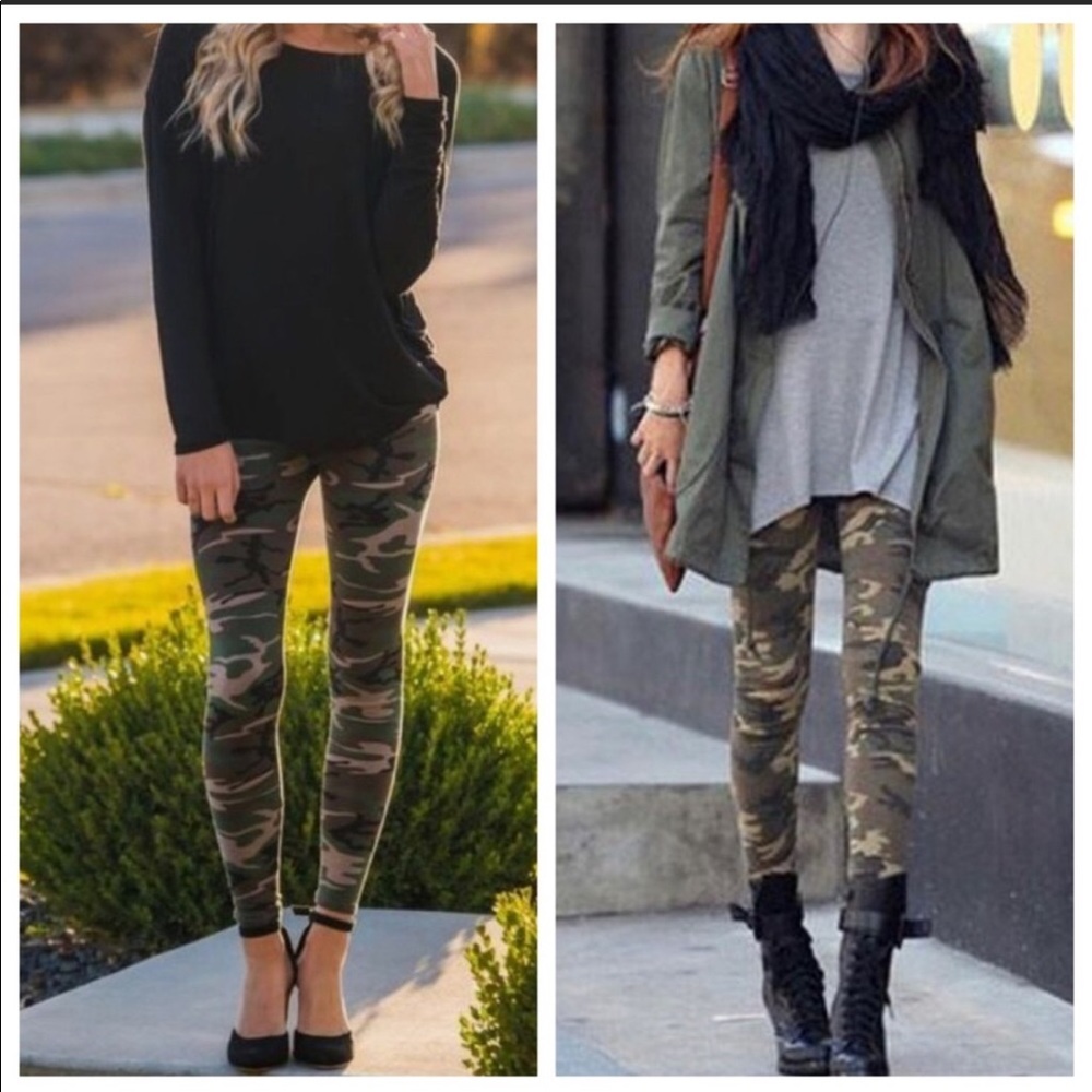 💃Camouflage Leggings - Picture 4 of 7